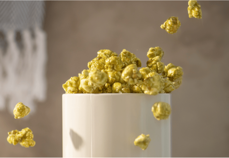 Lemon and Mint Popcorn