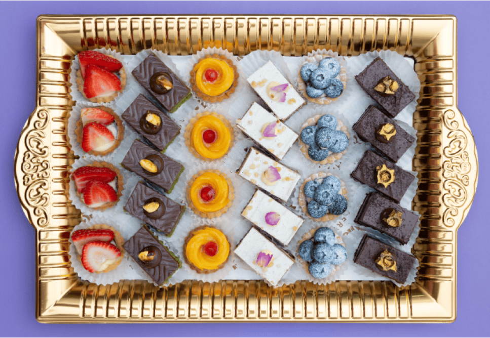 Mini Cake Slice Platter