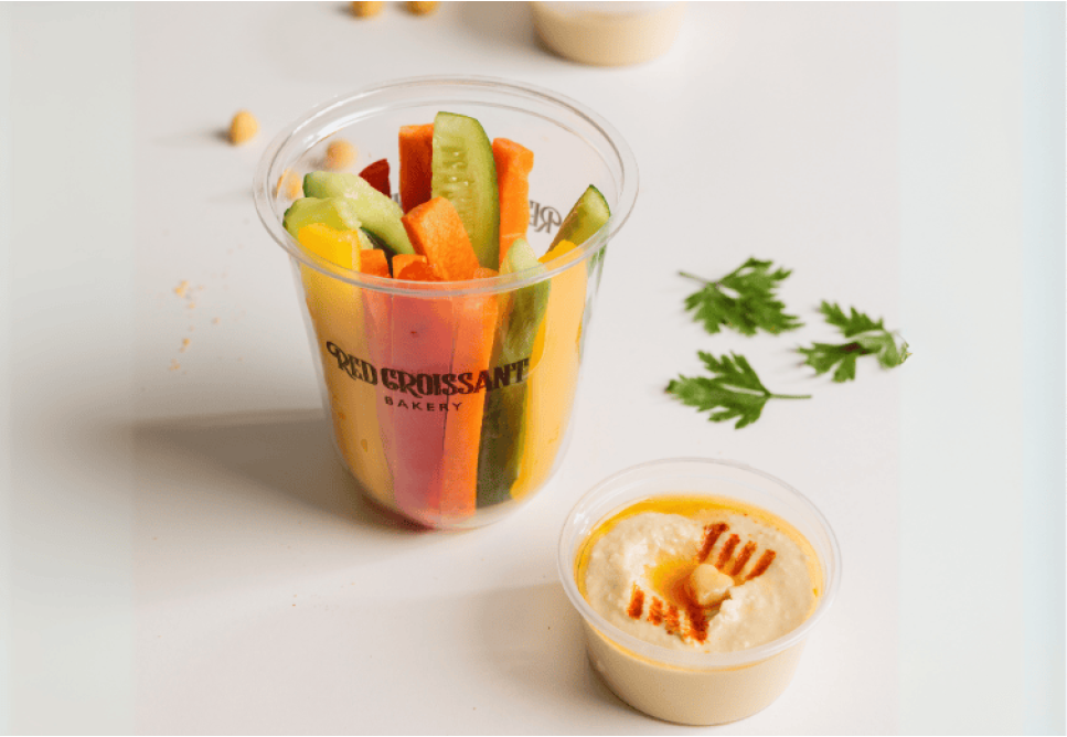 Veggie Sticks with Classic Hummus Dip 