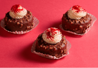 Red Velvet Rocher Swiss Roll 3pc