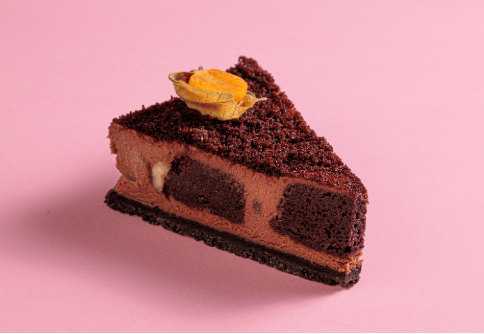 Brownie Choco Cheesecake Slice
