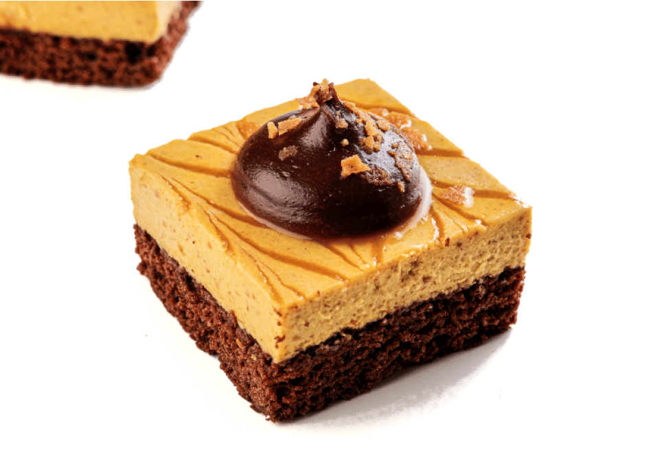 Digestive Custard Brownie