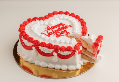 Valentines Day Strawberry Cake
