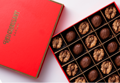 Walnut Hazelnut Chocolate 25pc