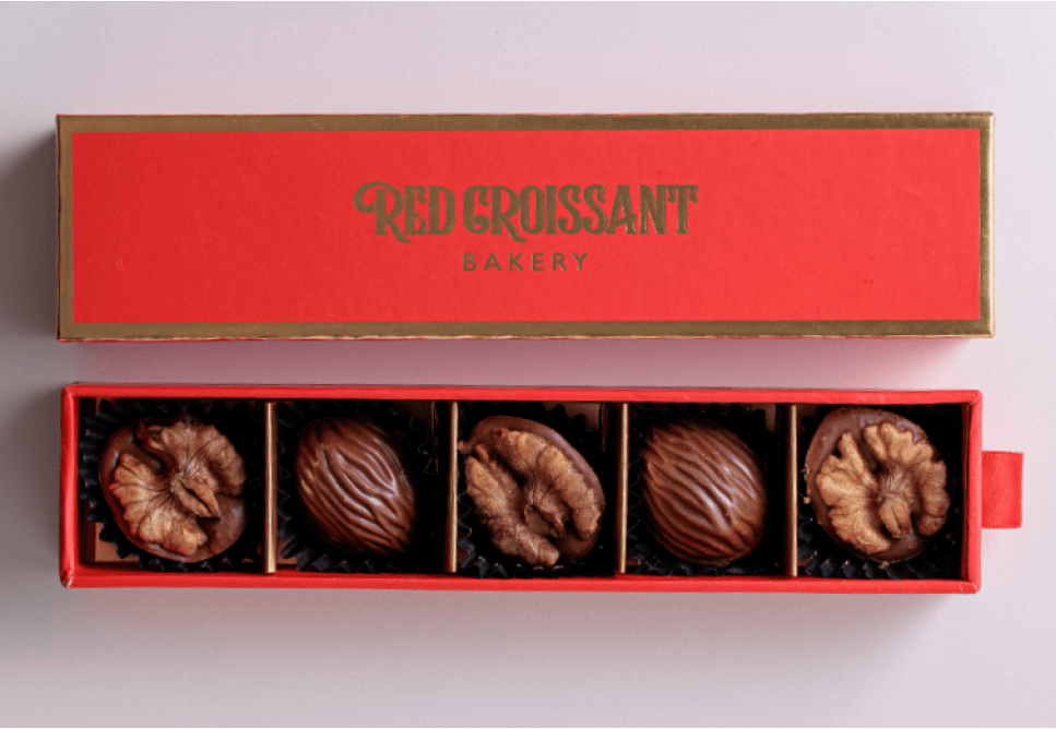 Walnut Hazelnut Chocolate 5pc