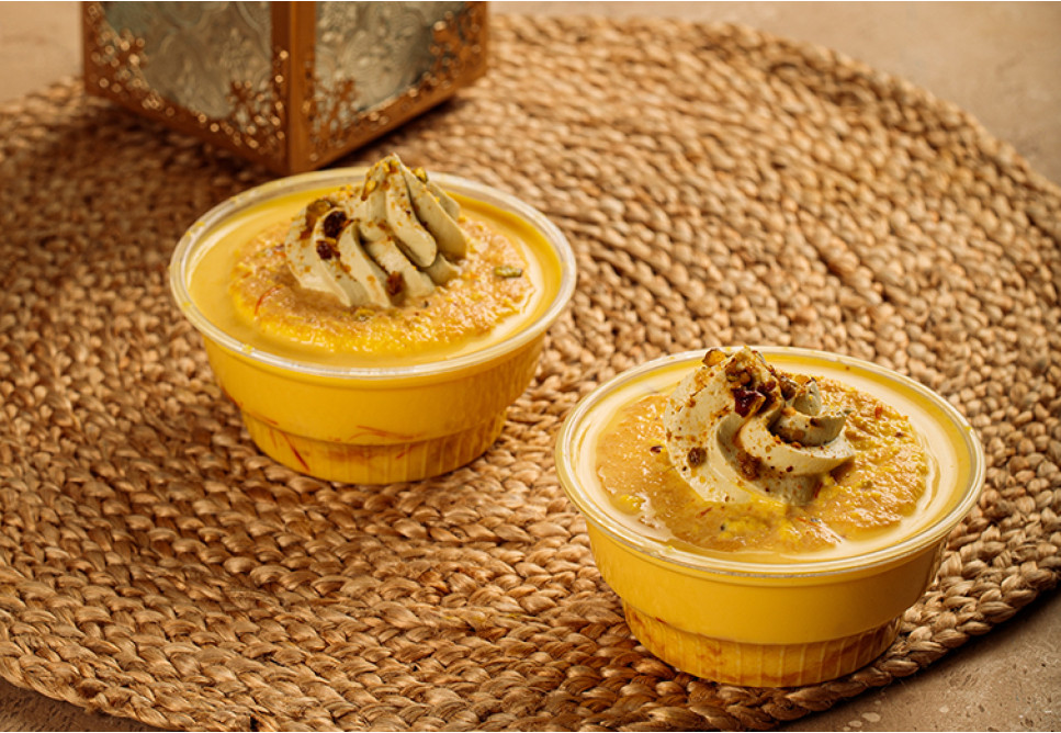 Saffron Milk Cake Cup
